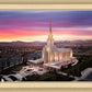 Oquirrh Mountain Pink Sunset Aerial