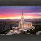 Oquirrh Mountain Pink Sunset Aerial