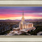 Oquirrh Mountain Pink Sunset Aerial