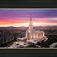 Oquirrh Mountain Pink Sunset Aerial