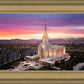 Oquirrh Mountain Pink Sunset Aerial