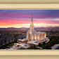 Oquirrh Mountain Pink Sunset Aerial