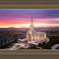 Oquirrh Mountain Pink Sunset Aerial