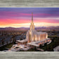 Oquirrh Mountain Pink Sunset Aerial