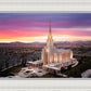 Oquirrh Mountain Pink Sunset Aerial