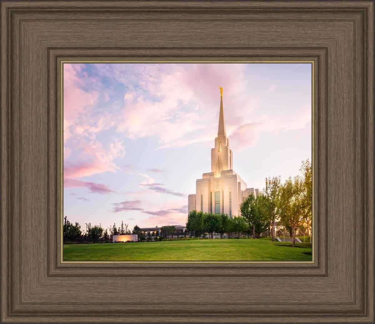 Oquirrh Mountain Pastel Sunset