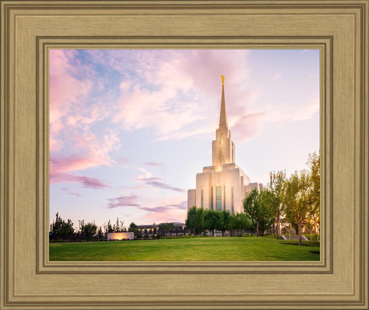 Oquirrh Mountain Pastel Sunset