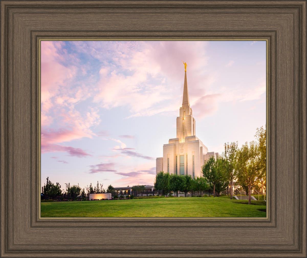 Oquirrh Mountain Pastel Sunset