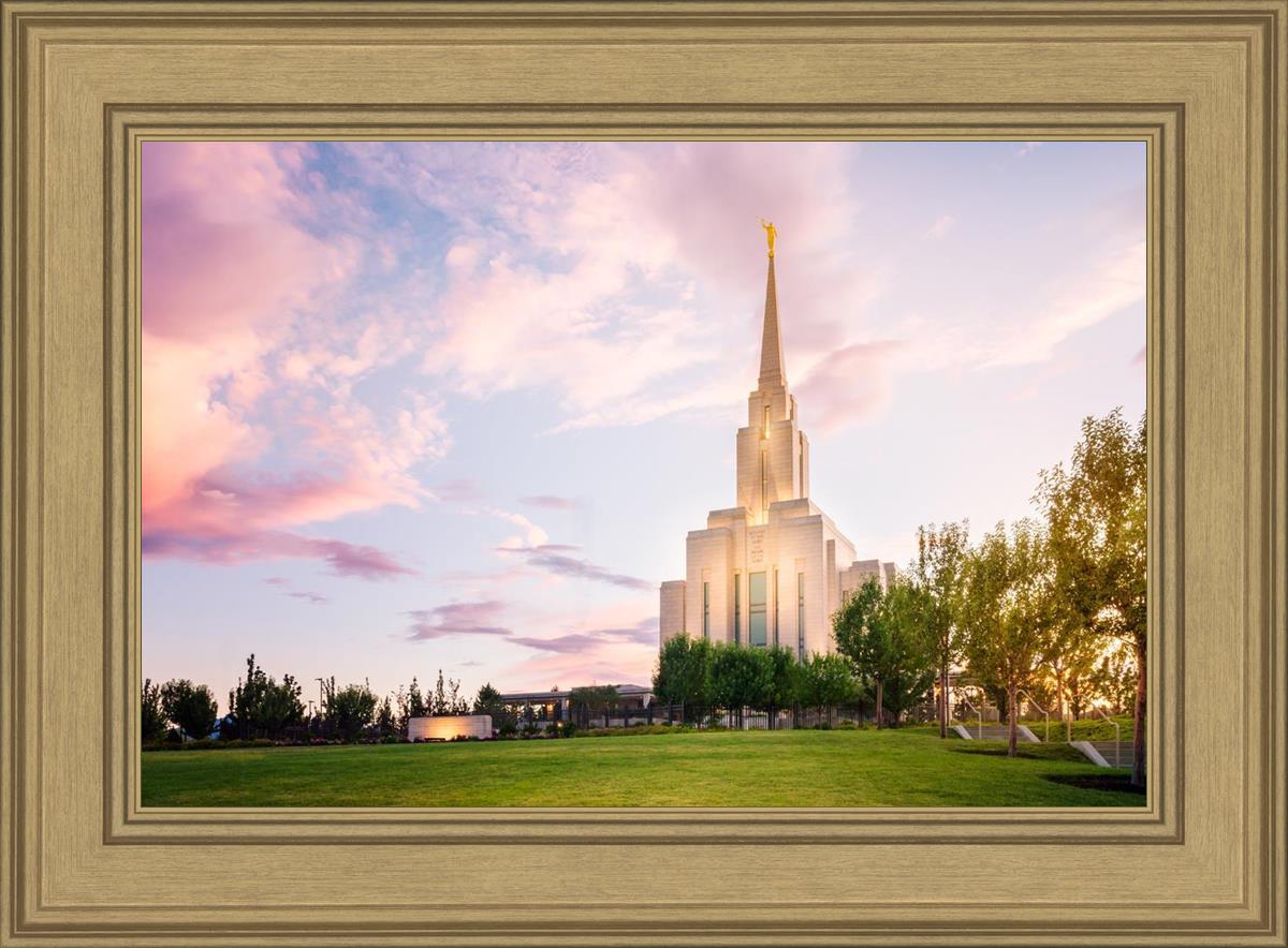 Oquirrh Mountain Pastel Sunset