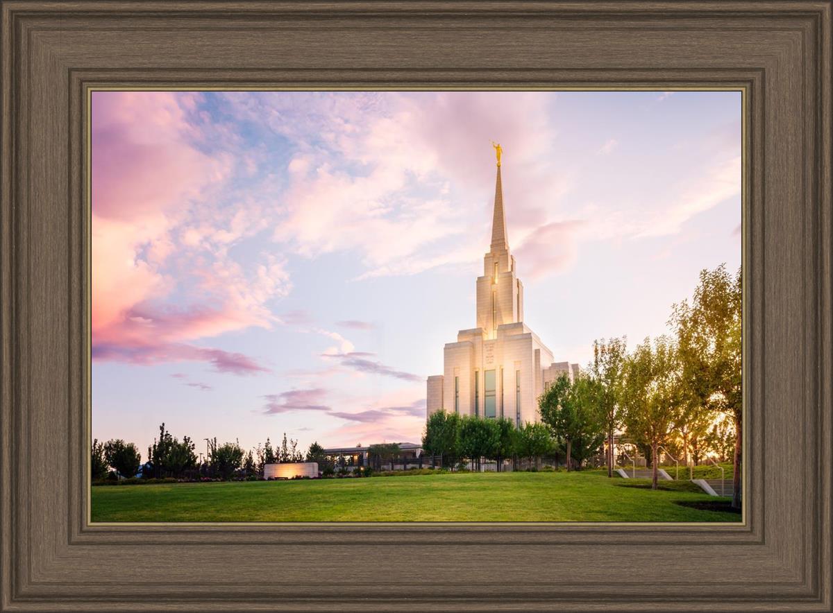 Oquirrh Mountain Pastel Sunset