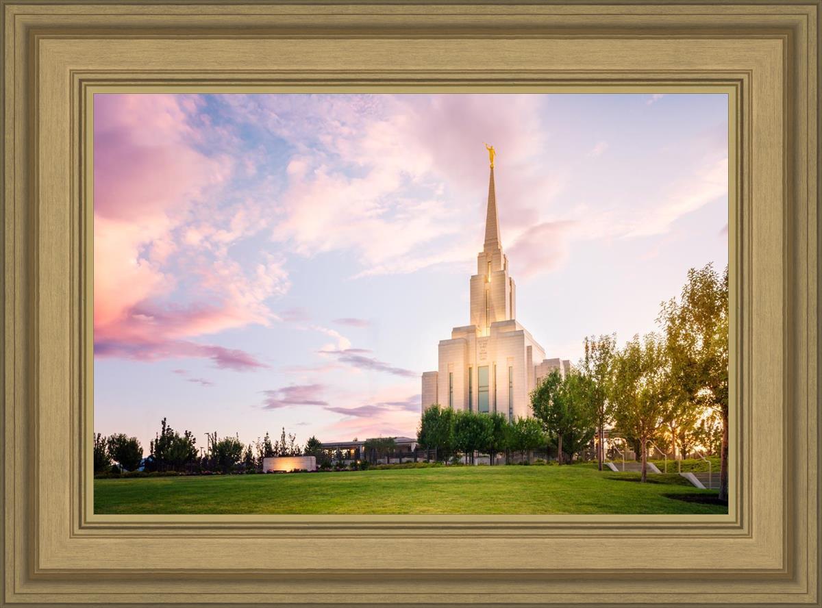 Oquirrh Mountain Pastel Sunset
