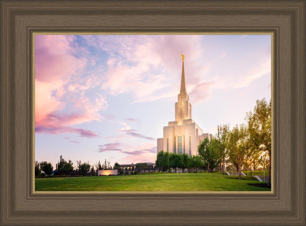 Oquirrh Mountain Pastel Sunset