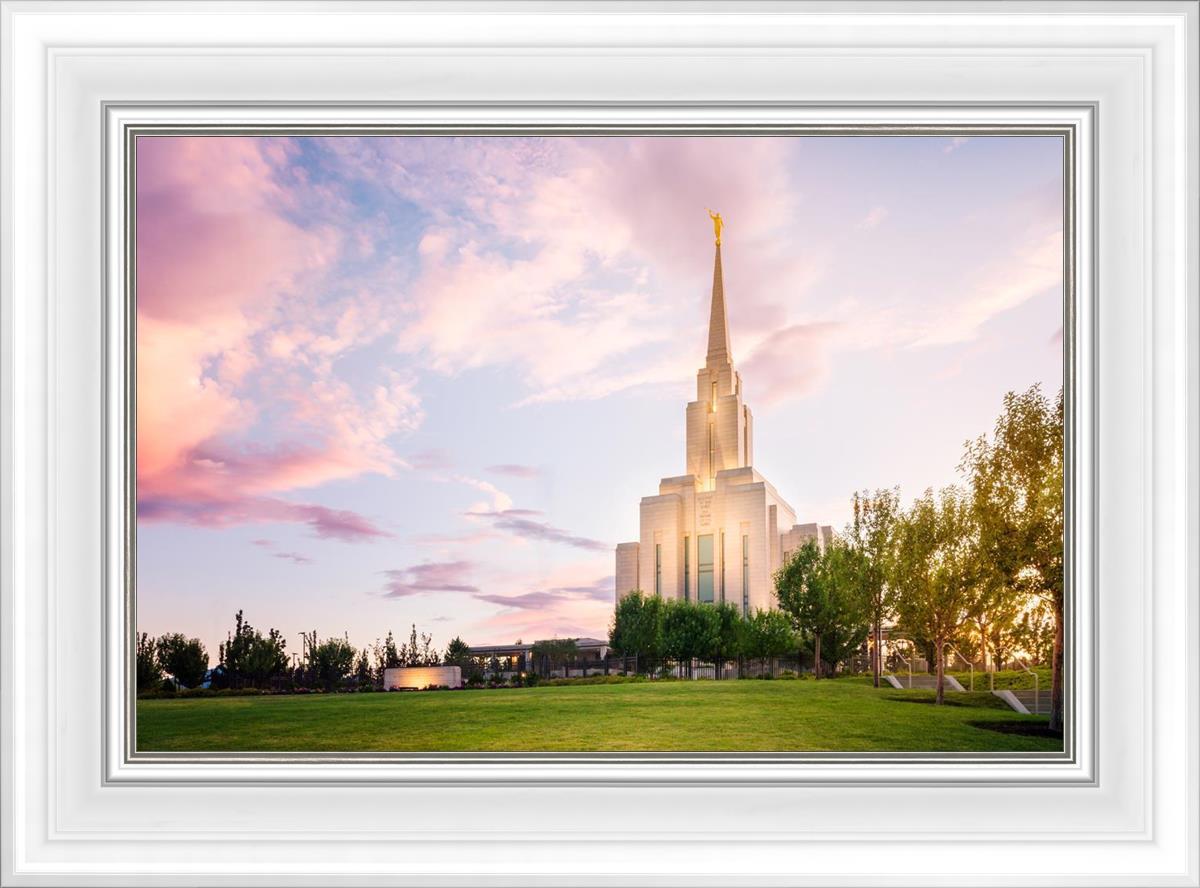 Oquirrh Mountain Pastel Sunset