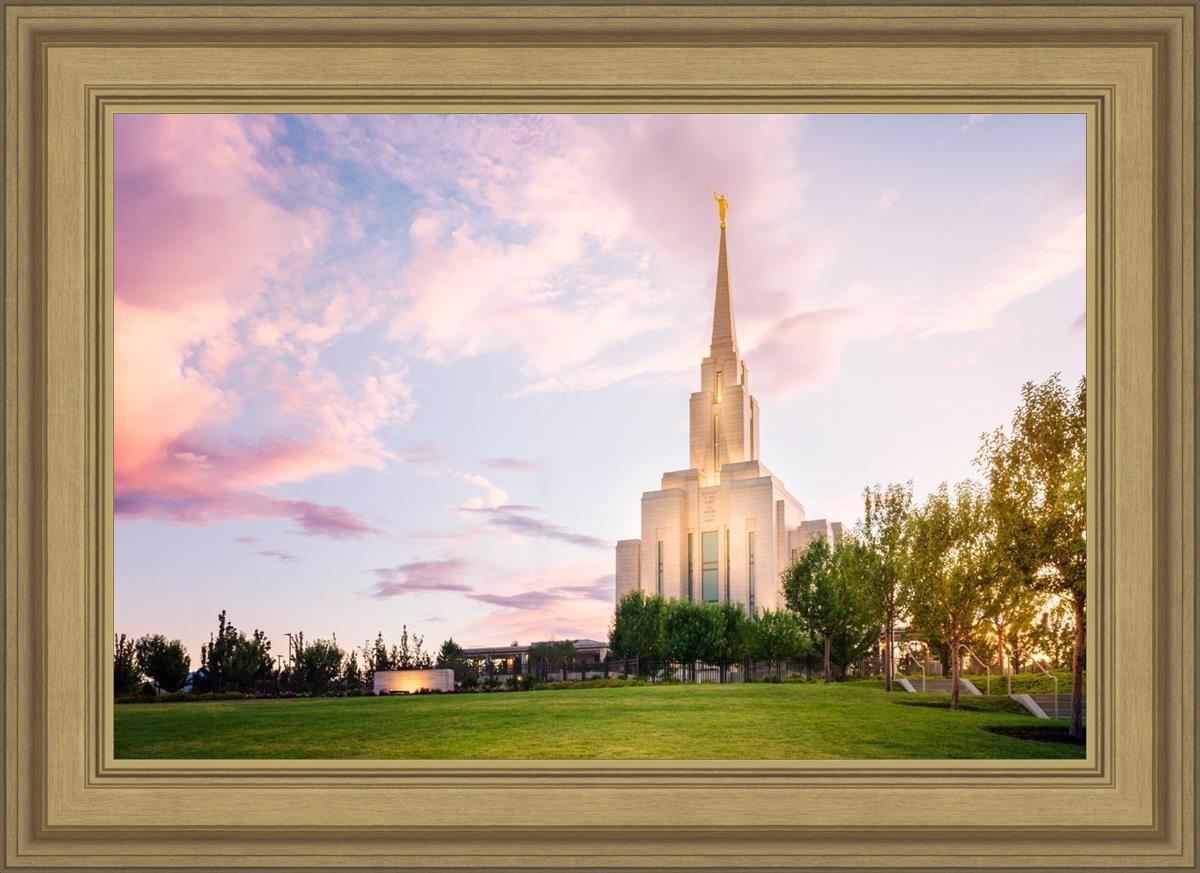 Oquirrh Mountain Pastel Sunset