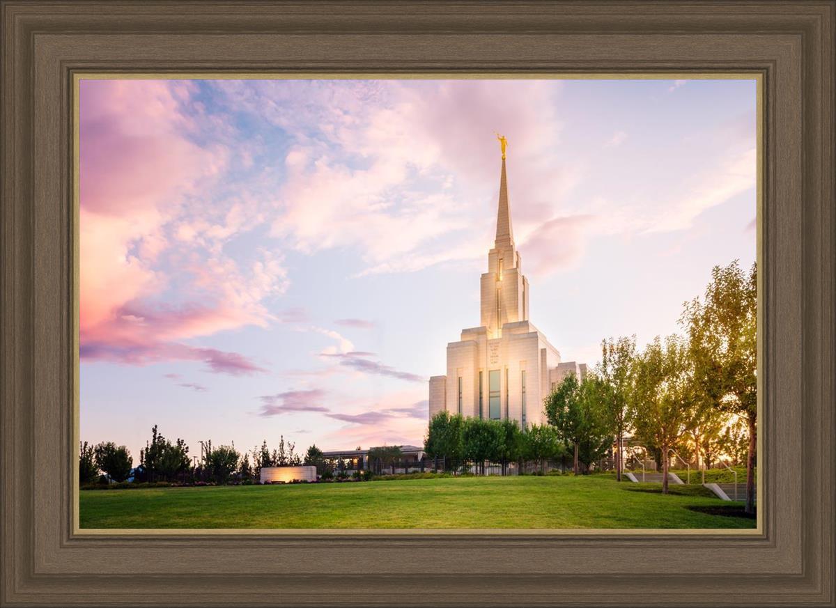 Oquirrh Mountain Pastel Sunset