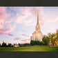 Oquirrh Mountain Pastel Sunset