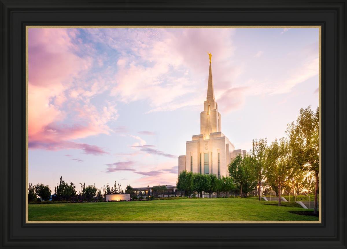 Oquirrh Mountain Pastel Sunset