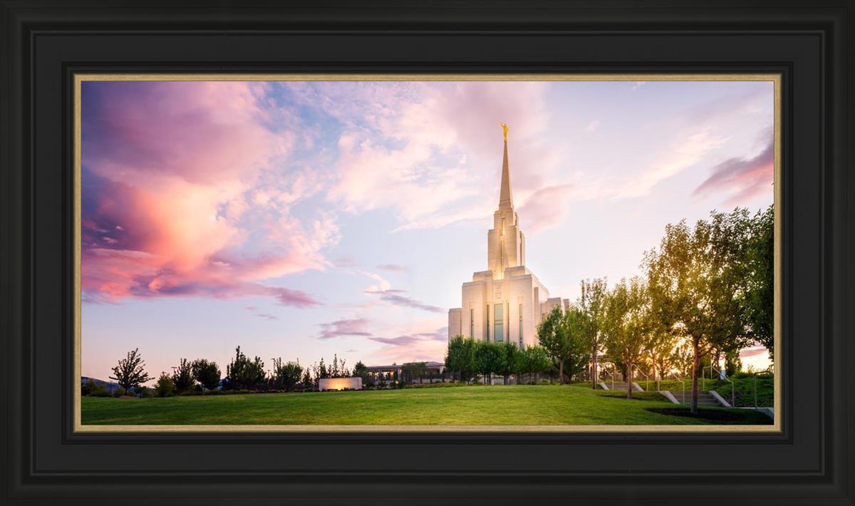 Oquirrh Mountain Pastel Sunset