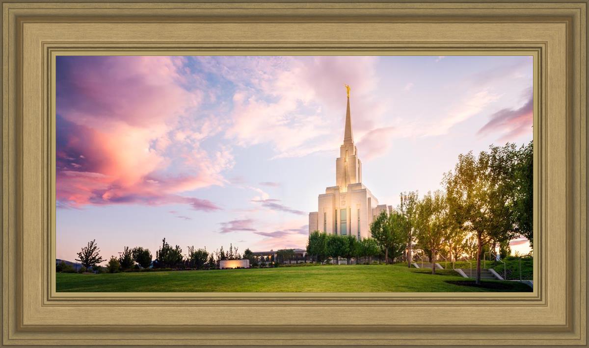 Oquirrh Mountain Pastel Sunset