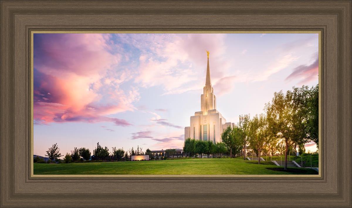 Oquirrh Mountain Pastel Sunset