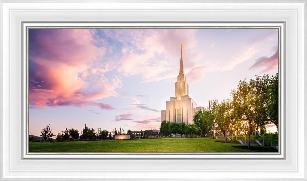 Oquirrh Mountain Pastel Sunset