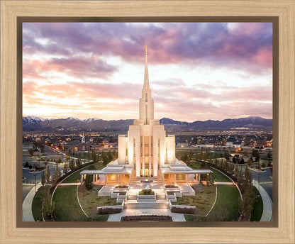 Oquirrh Mountain Aerial Sunset