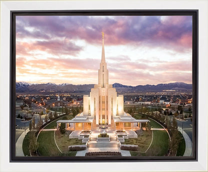Oquirrh Mountain Aerial Sunset