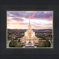 Oquirrh Mountain Aerial Sunset