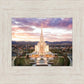 Oquirrh Mountain Aerial Sunset