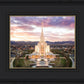Oquirrh Mountain Aerial Sunset
