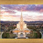 Oquirrh Mountain Aerial Sunset