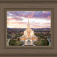 Oquirrh Mountain Aerial Sunset
