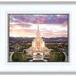 Oquirrh Mountain Aerial Sunset