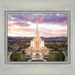 Oquirrh Mountain Aerial Sunset
