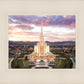 Oquirrh Mountain Aerial Sunset