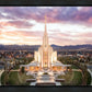 Oquirrh Mountain Aerial Sunset