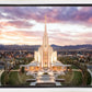 Oquirrh Mountain Aerial Sunset