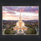 Oquirrh Mountain Aerial Sunset