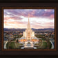 Oquirrh Mountain Aerial Sunset