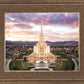 Oquirrh Mountain Aerial Sunset
