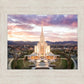 Oquirrh Mountain Aerial Sunset