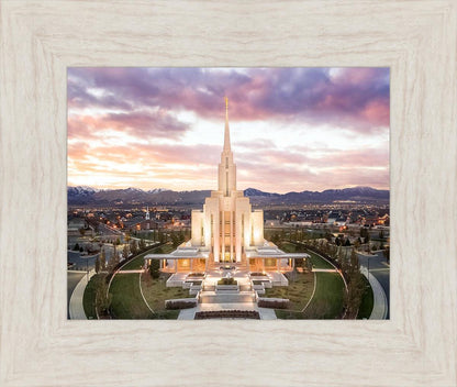 Oquirrh Mountain Aerial Sunset