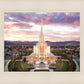 Oquirrh Mountain Aerial Sunset