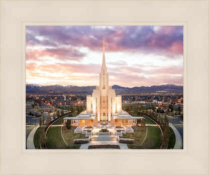 Oquirrh Mountain Aerial Sunset