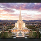 Oquirrh Mountain Aerial Sunset