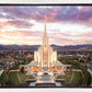 Oquirrh Mountain Aerial Sunset
