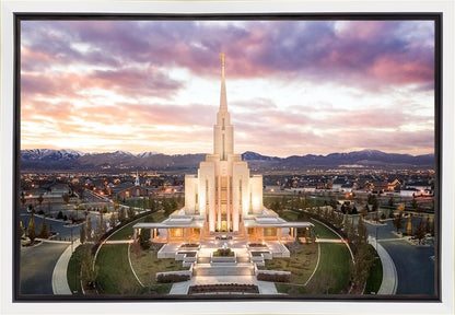 Oquirrh Mountain Aerial Sunset
