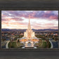Oquirrh Mountain Aerial Sunset