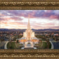 Oquirrh Mountain Aerial Sunset