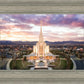 Oquirrh Mountain Aerial Sunset